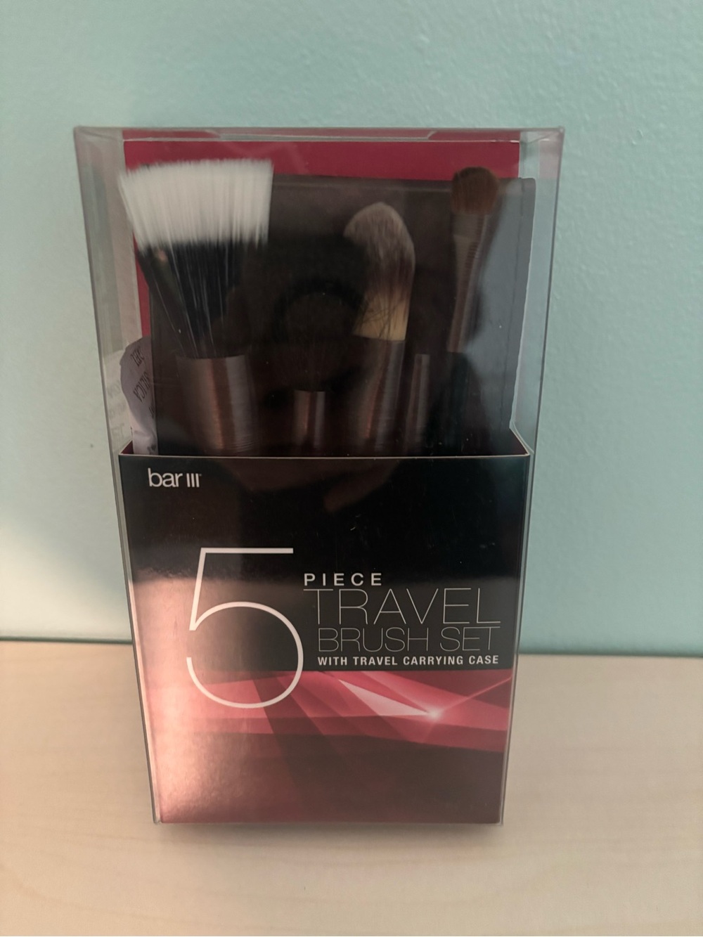 Bar III Black and White Travel Brush Set